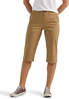Lee Ultra Luxurious Comfortable Capri Pants with Flexible Utility Skimmer for Women
