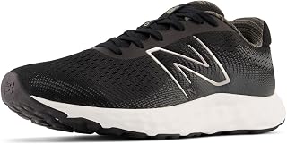New Balance 520v8, Men's Trainers, Black/White, 41.5 EU