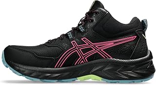 ASICS Women's Gel-Venture 9 Mid Top Shoes, Black Hot Pink, 41.5 EU