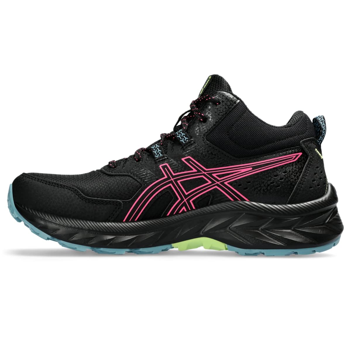 ASICS Women's Gel-Venture 9 Mid Top Shoes, Black Hot Pink, 41.5 EU