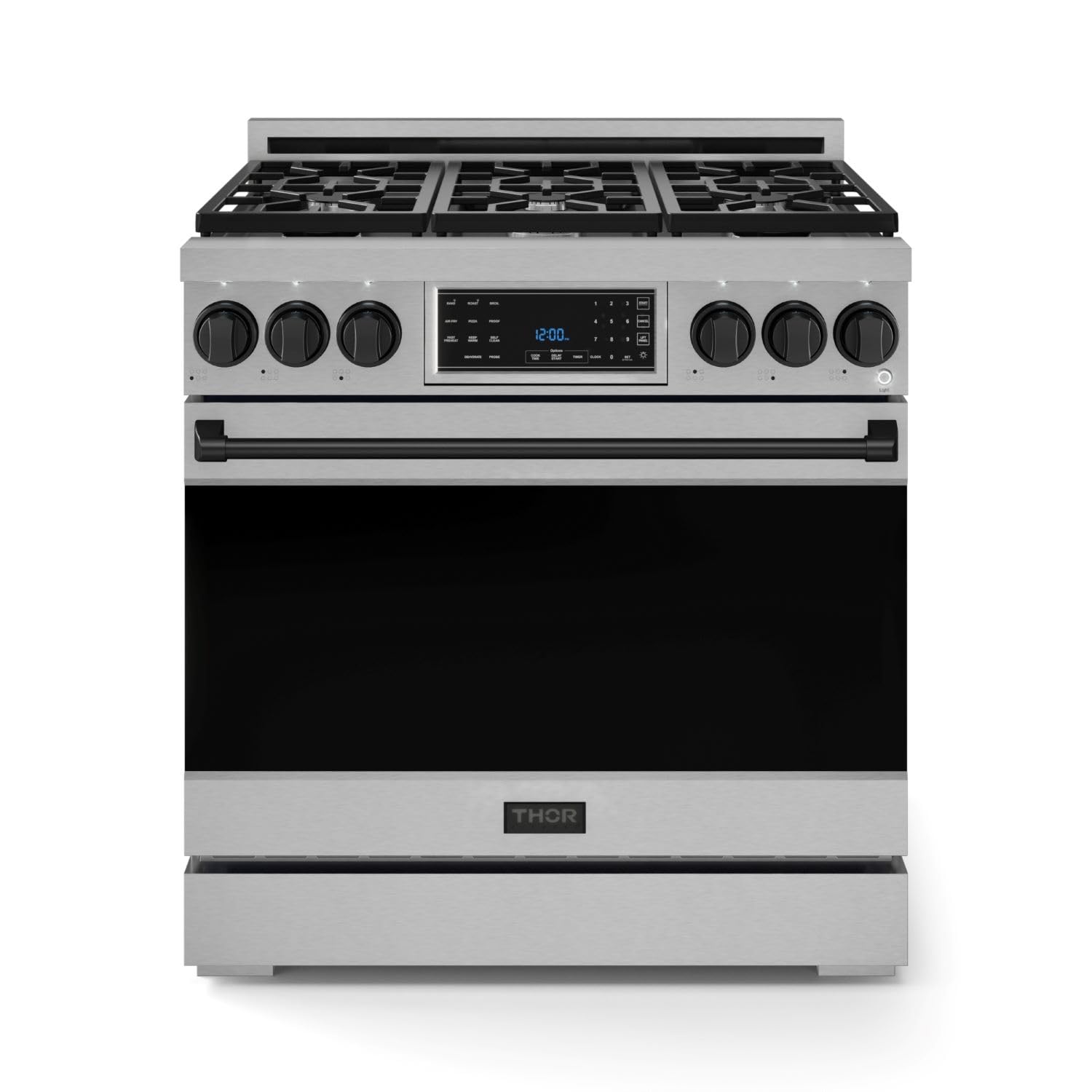 Gordon Ramsay by THOR Kitchen 36 Inch Professional Liquid Propane Range with Til