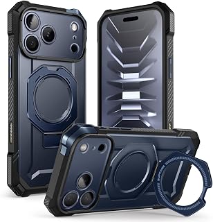 SUPCASE for iPhone 18 Pro Max Case/ 17 Pro Max Case with Stand, Deep Blue