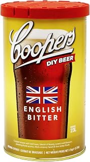 Mash King English Bitter Beer Recipe Kit Brewing Extract by Coopers for Homebrewers and Craft Beer Brewing