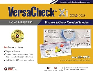 VersaCheck X1 Gold 2023 - Finance and Check Creation Software [PC Download]
