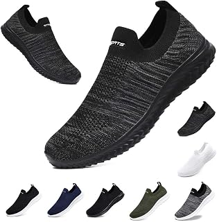 Hanani Sneakers, Men's, Women's, Nurse Shoes, Sports Shoes, Slip-On, Walking Shoes, Casual Shoes, Couple Shoes, Women's Shoes, Ultra Lightweight, Breathable, Non-Slip, Unisex, Elderly People, 8.9