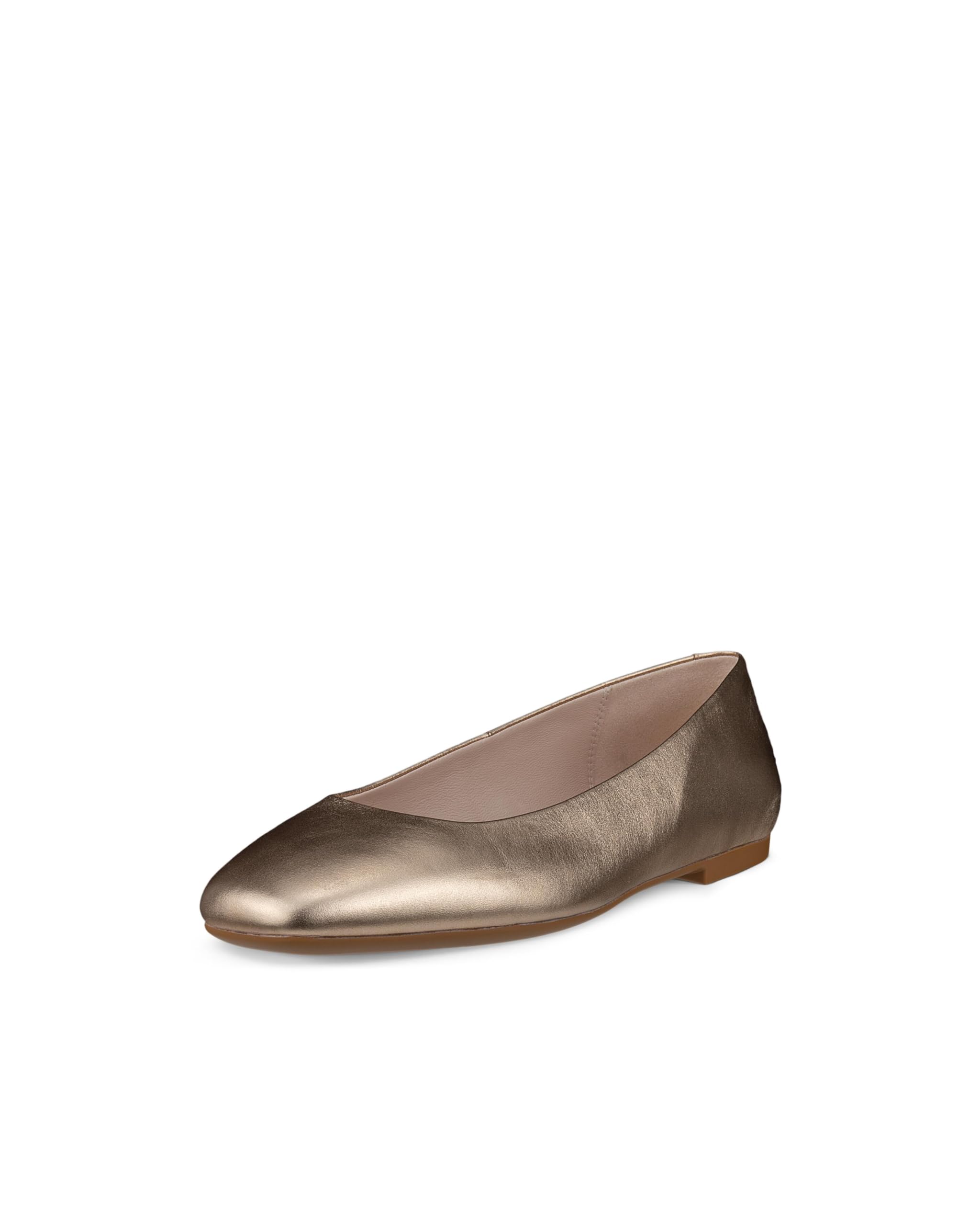 ECCO Womens Margot Plain Toe Ballerina Ballet Flat