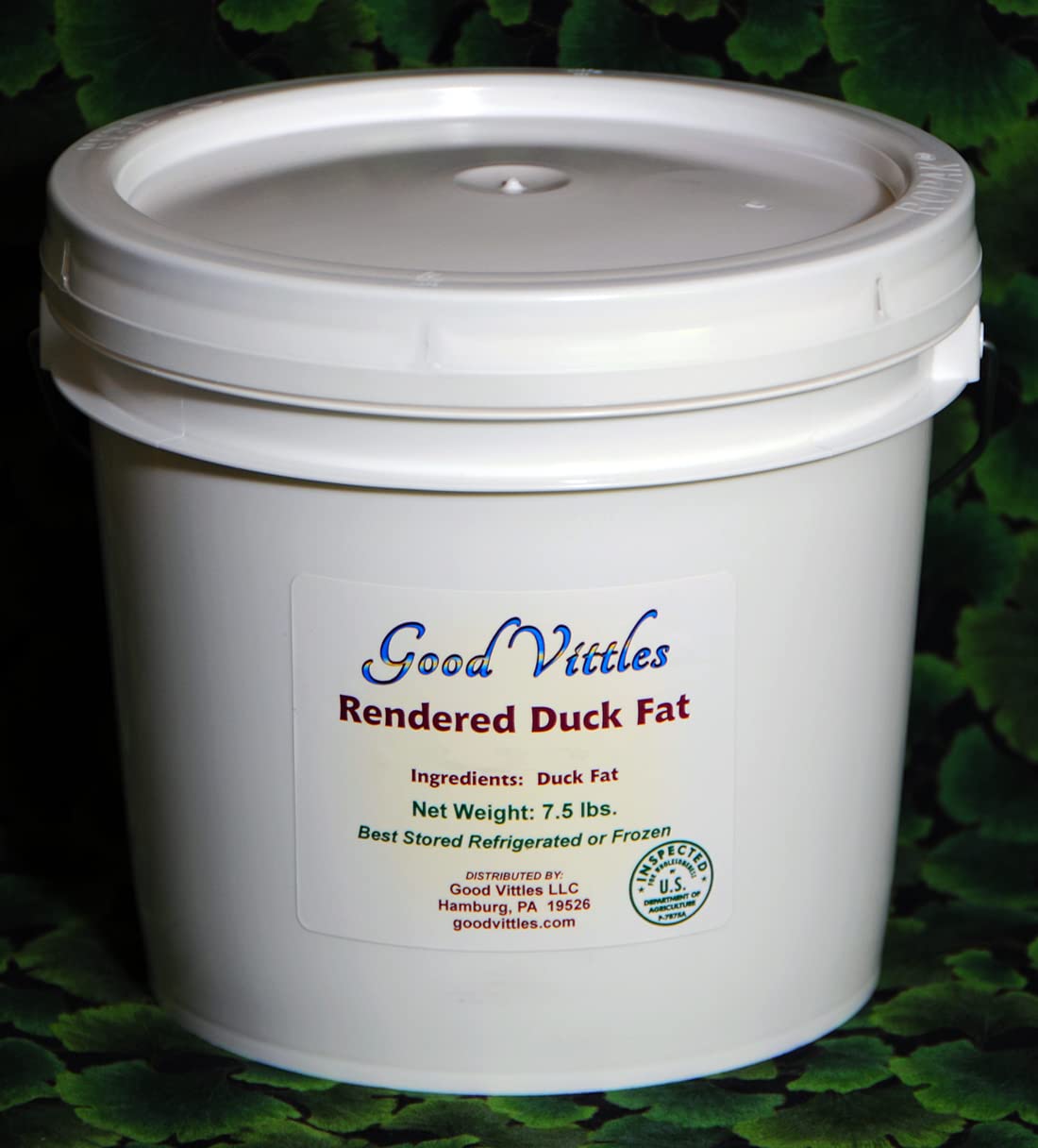 Antibiotic Free Duck Fat - 1 Gallon - 7.5 Lbs.