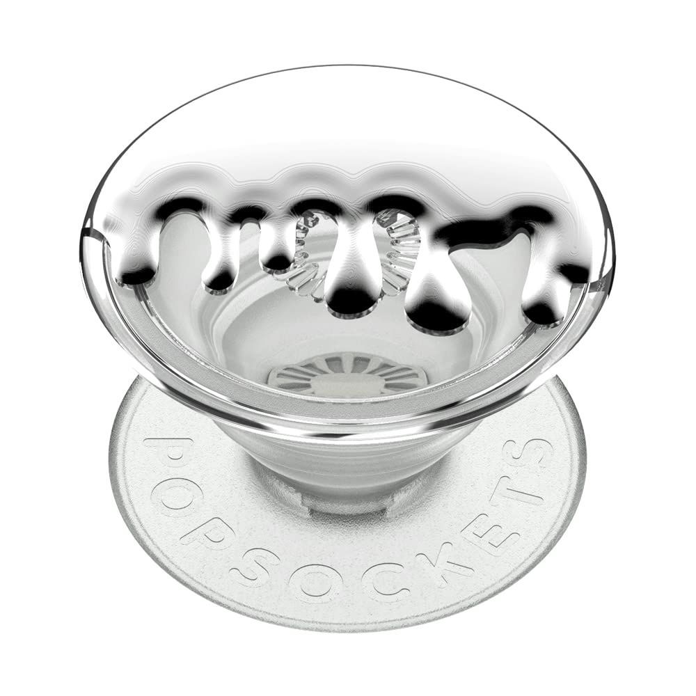 PopSockets PopSockets Translucent Phone Grip with Expanding Kickstand - Chrome S