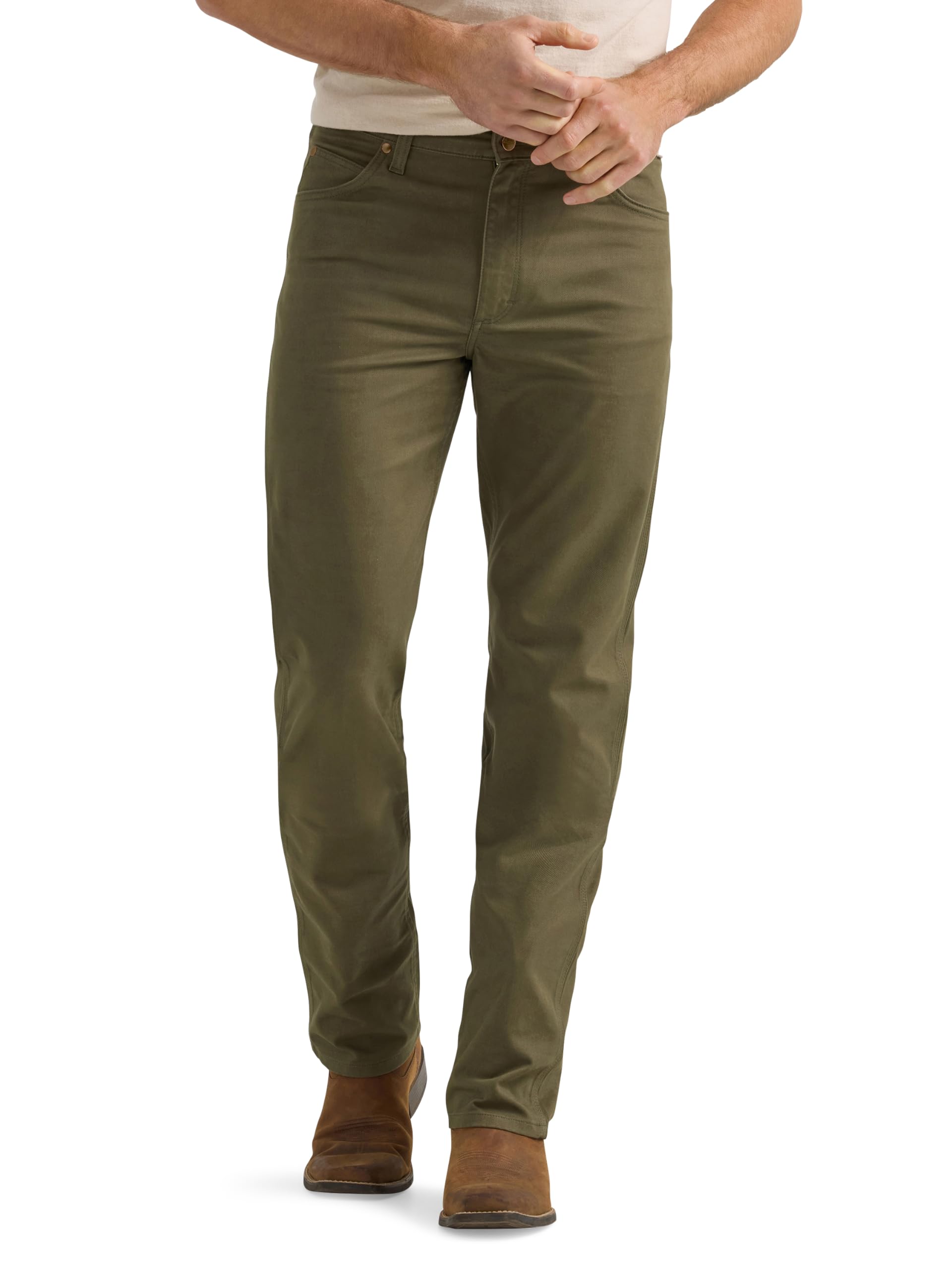 Wrangler Men's Tough Comfort Regular Fit Jean