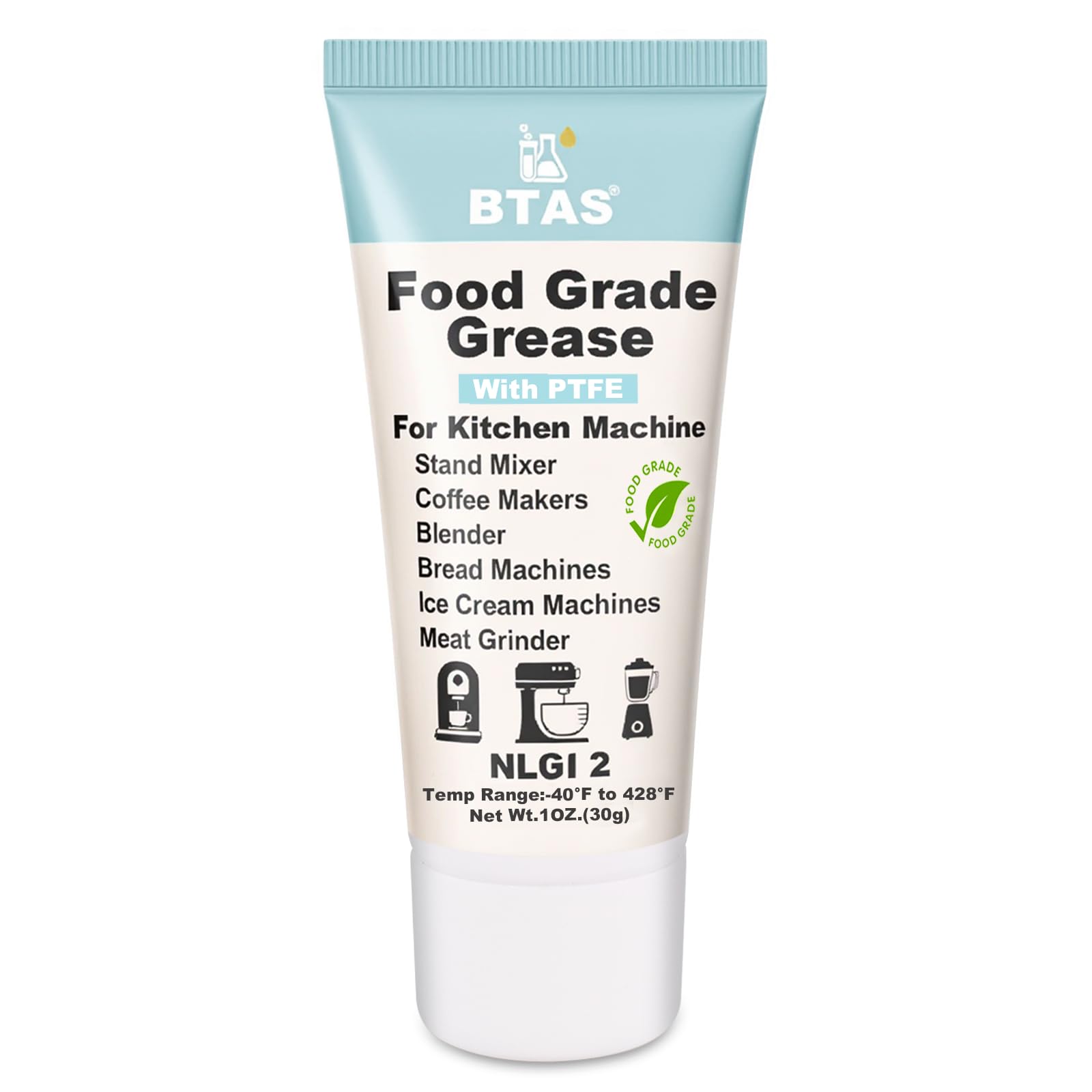 BTAS Food Grade Grease for Kitchenaid Stand Mixer, Meat Grinder,Coffee Makers,Bl