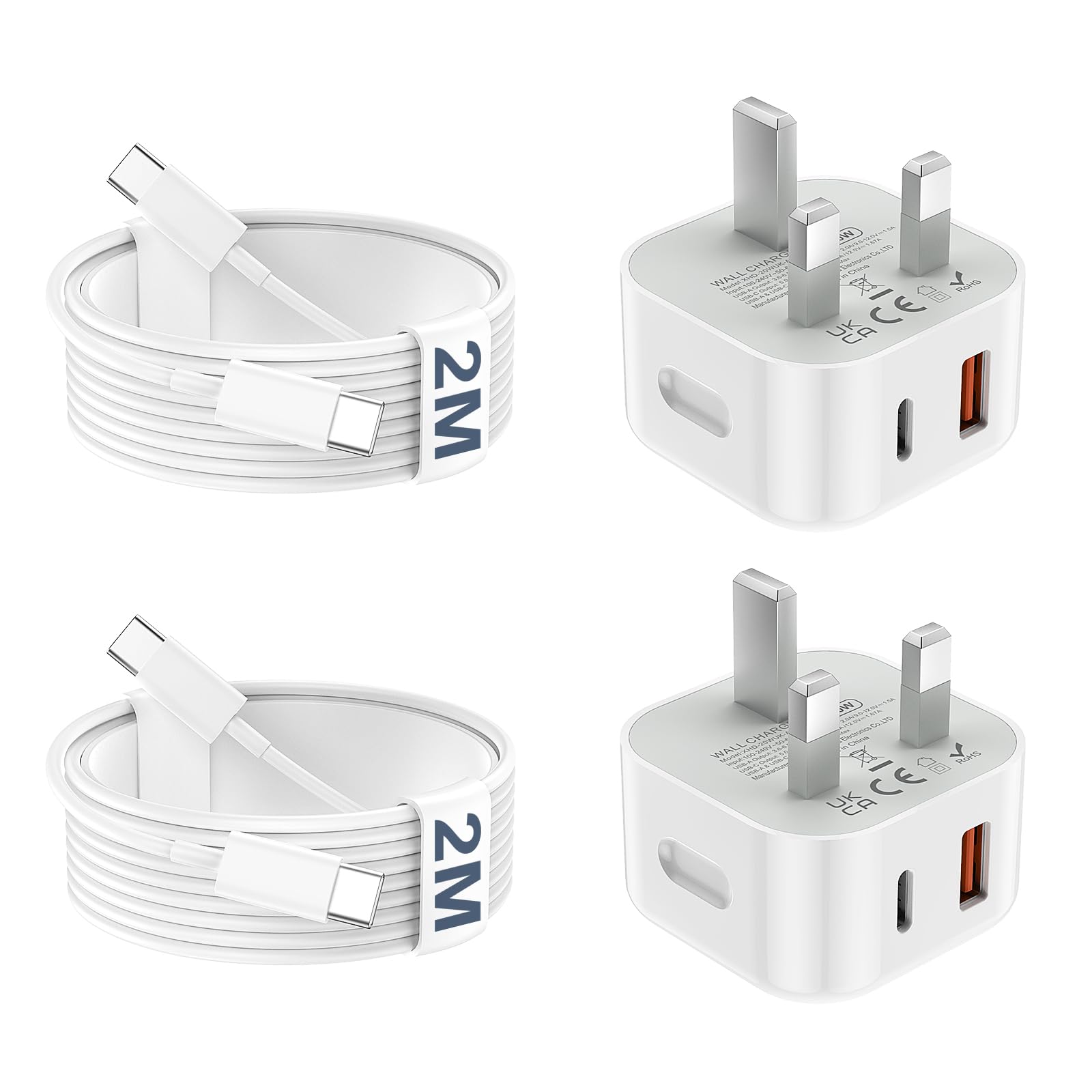 USB C Charger for iPhone 18 Pro Max 17 16 15 Fast Charger USBC Plug & Cable | 20