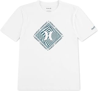 Hurley 89057 T-Shirt Grafica Manica Corta Bambini e Ragazzi (Pacco da 1)