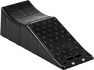 VEVOR 1Piece Vehicle Ramp 20000 lbs/9 Ton Capacity Car Service Ramp, Effortlessly Lift 5.5" High, Durable Nonslip & Portable, for Routine Tire Replacement Repairs, Work with Tandem Wheel Vehicles