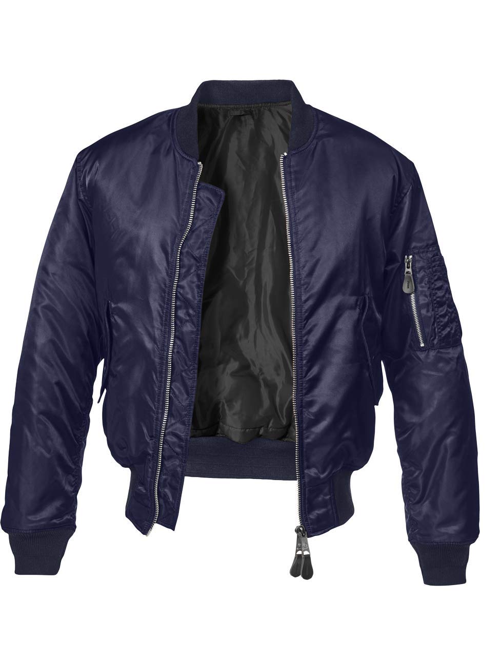 Brandit MA1 Men's Bomber Jacket Black 100% Nylon