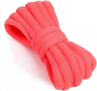VSUDO Oval Black Shoelaces for Sport, Half Round Sports Laces for Road Running, Running for Women or Men