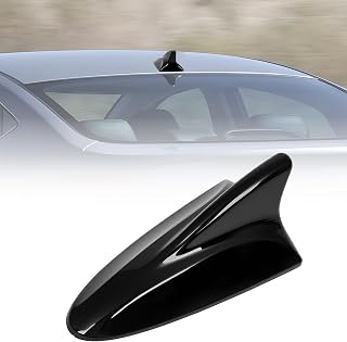 AMSPRAC Shark Fin Antenna Cover Compatible with for Elantra Sedan MD 2011-2016,for Hyundai Sonata Sedan YF 2009-2014 w/GPS,96210,962103Q800,962103X100NKA (Glossy Black)