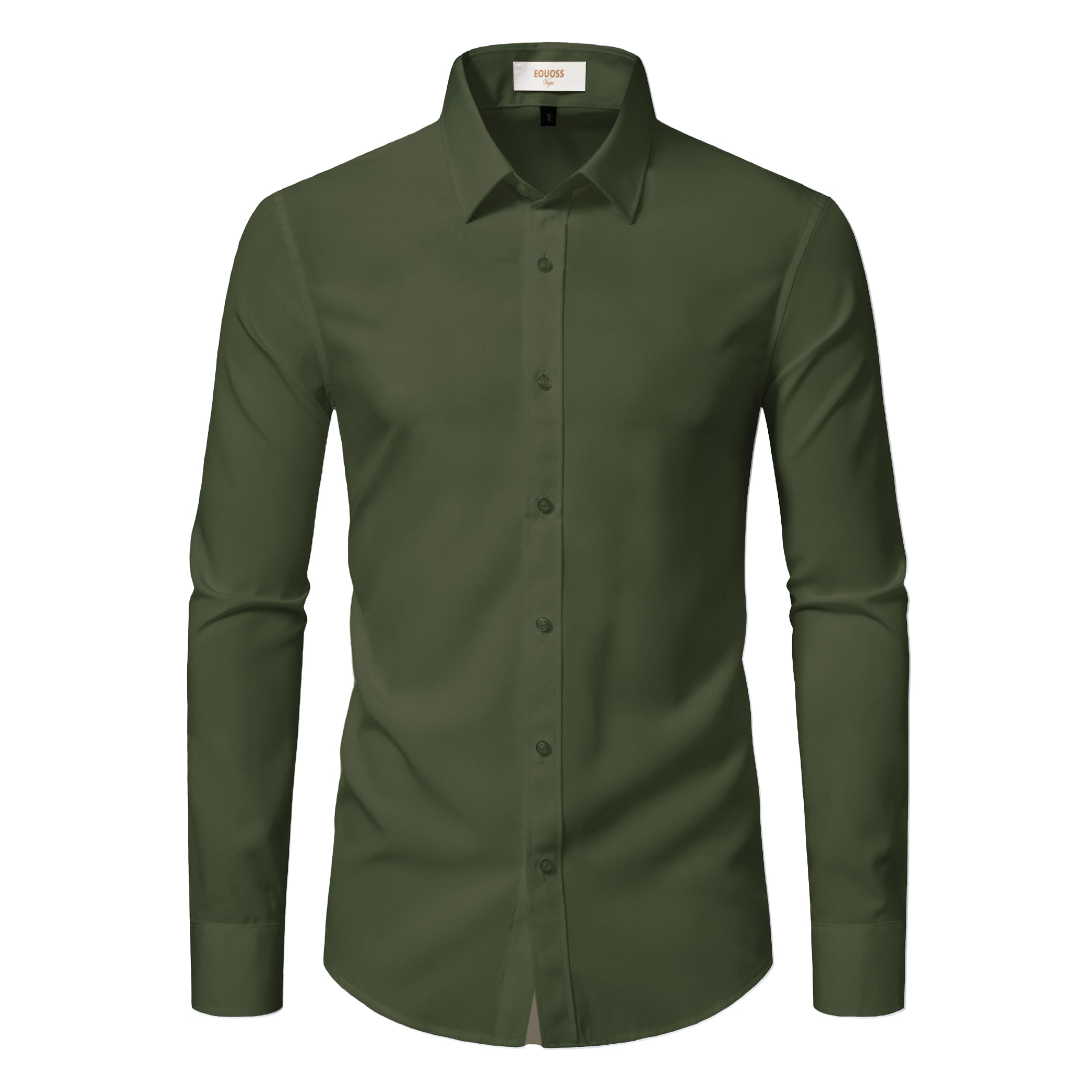 Dress Shirts for Men Stretch Slim Fit Long Sleeve Mens Dress Shirts Casual Busin