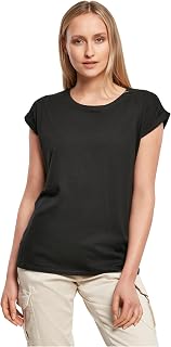 Build Your Brand By021-Ladies Extended Shoulder Tee Women's T-Shirt (Pack of 1)