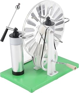 Static Machine Electrostatic Generator, Metal Conductive Plate | Physics Experiment Tool For Electrostatic Induction, Spark Discharge, Point Discharge, High Voltage Charge