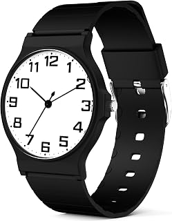 SOCICO Kids Analog Watch 30M Water Resistant Sports Watch for 5-15 Years Old Easy Read Kids Watch