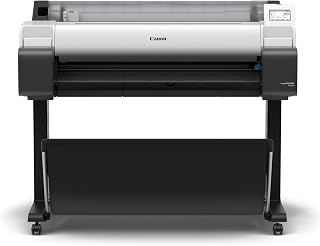 Canon imagePROGRAF TM-340 36" - Large Format 5 Color Poster & Plotter Printer with Media Detection, Color Calibration, Printer Stand/Catch Basket, 300 ml of Ink, and 2-Year Warranty