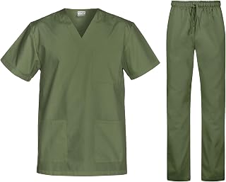 B-well Cesare Women's and Men's Sanitary Uniform | Unisex Women's and Men's Sanitary Uniform Set with Tunic and Trousers | Sanitary Uniforms