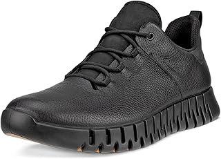ECCO Men's GRUUV M Genuine Leather Lace-Up Sneaker, GORE-TEX Waterproof Lace-Up Sneakers