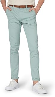 TOM TAILOR Denim Men's Belted Chino Pants