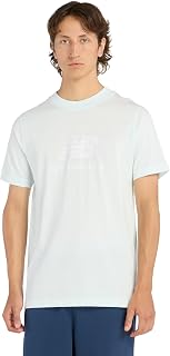 New Balance Men's Grey Sweatshirt Essentials Stacked