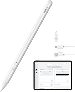Metapen A11 iPad Pencil A16 Fast Charge Stylus Pen for iPad 2018-2026 with Palm Rejection, Apple Pencil Compatible for iPad Pro/Air/Mini 5/6,Magnetic,High Precision