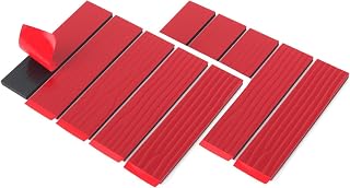 Number Plate Sticky Pads 10 Strips – Extra Strong Double Sided Sticky Pads for Car Number Plates, Heavy Duty Adhesive Pads for Registration & License Plates, Drill-Free Fixing Kit (3mm Thick)