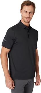 Callaway Apparel Men's Emea Ss Solid Polo Short Sleeve