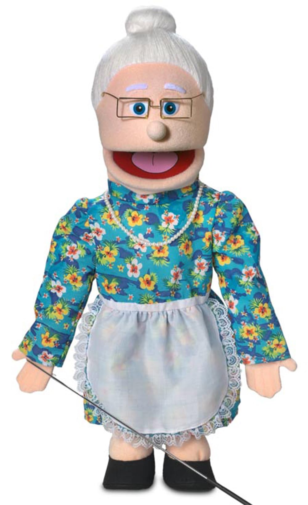 25" Granny, Peach Grandmother, Full Body, Ventriloquist Style Puppet