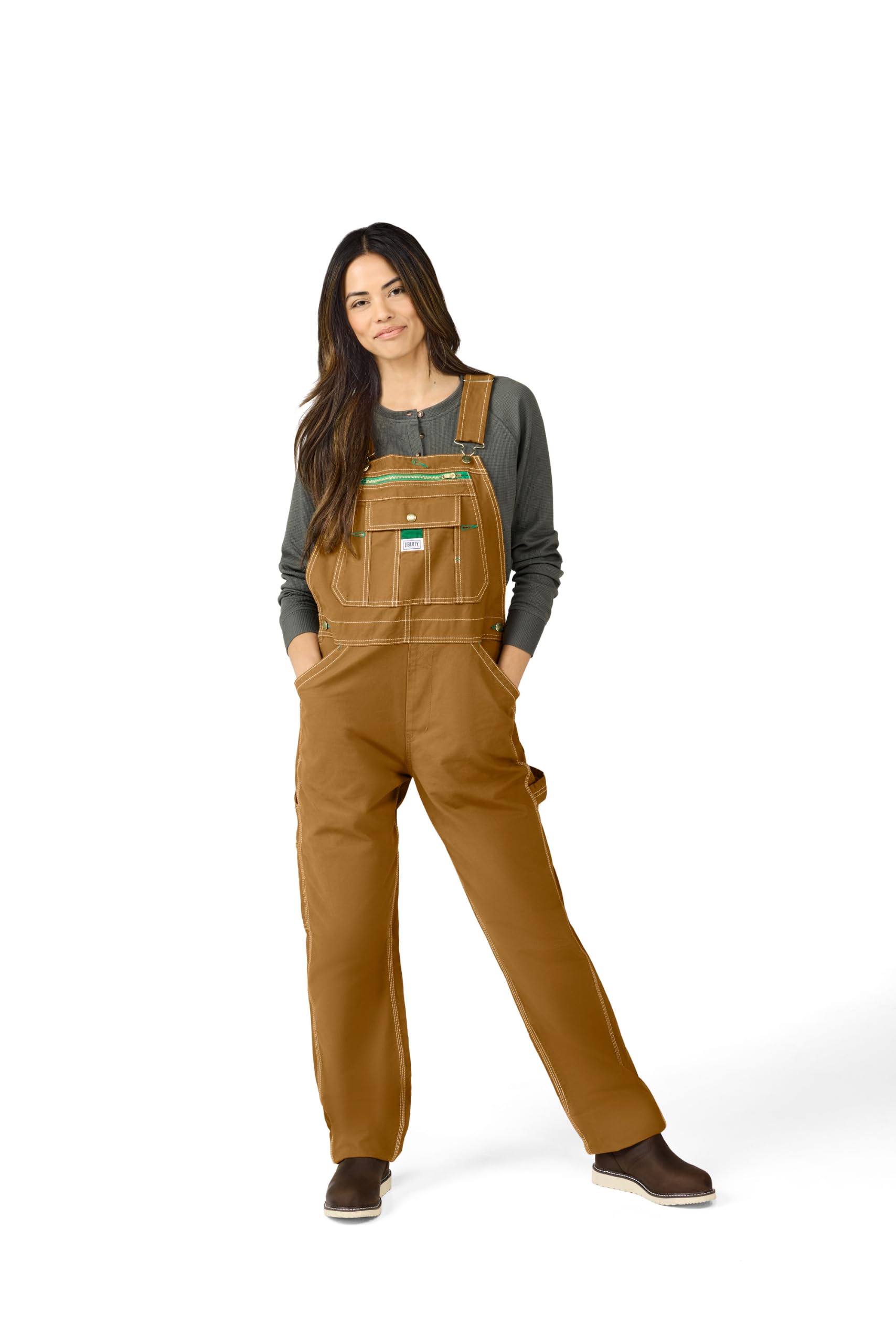 Liberty Damen Washed Duck Bib Overalls Overalls (1er Pack)