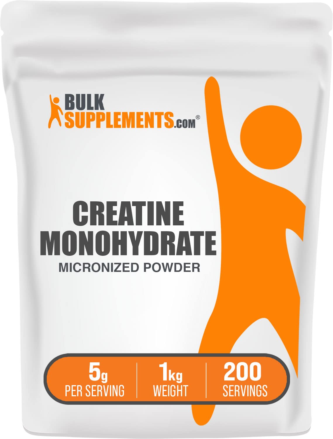 BulkSupplements.com Creatine Monohydrate Powder - Micronized Creatine Powder, Un