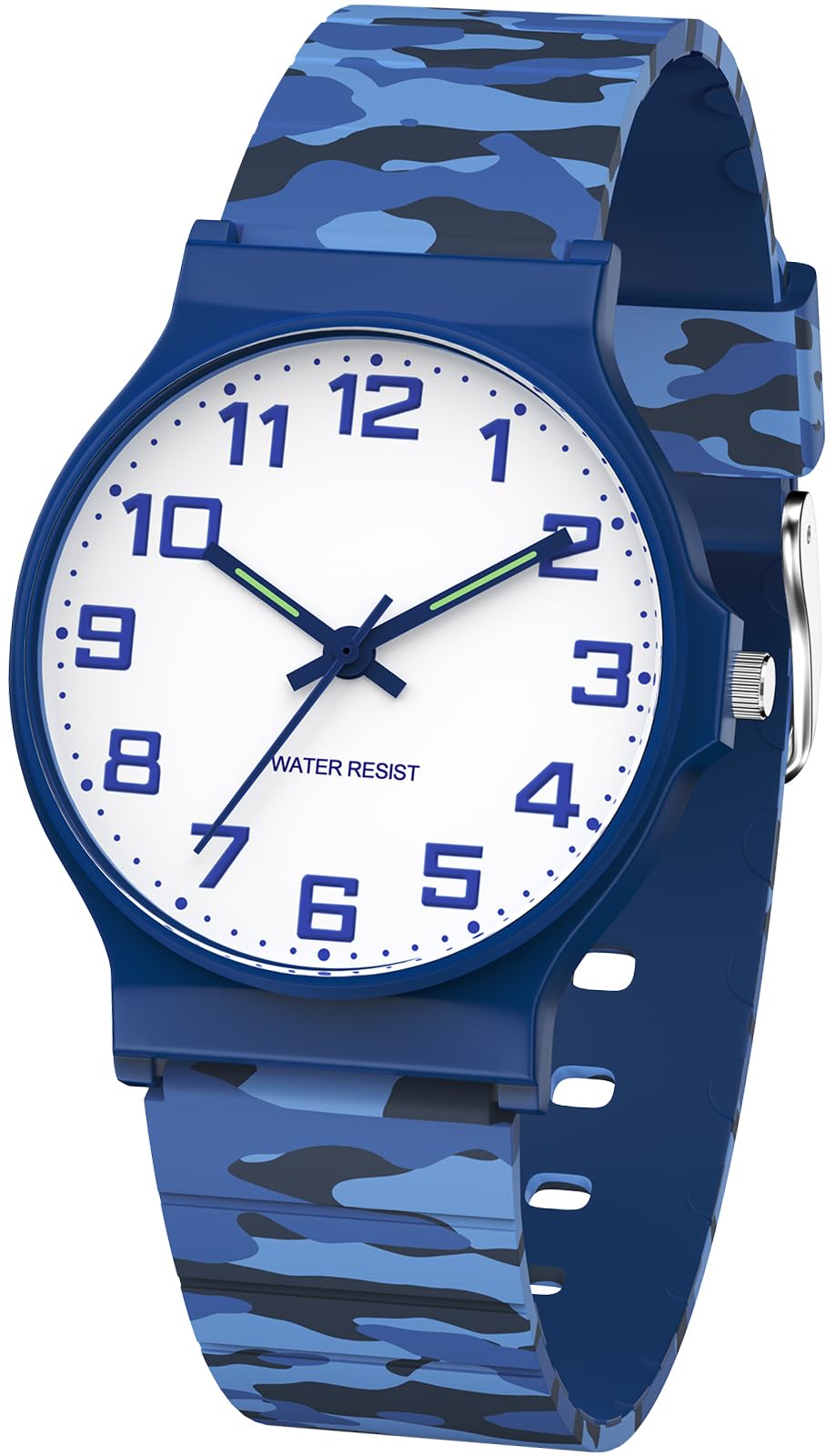 SOCICO Kids Analog Watch 30M Water Resistant Sports Watch for 5-15 Years Old Eas