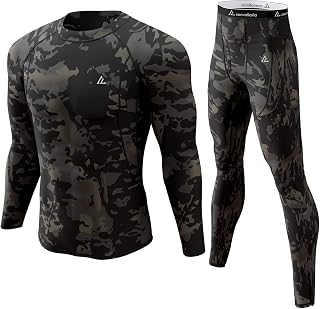 Mens Thermal Underwear Long Johns Set Cold Weather Hunting Base Layer