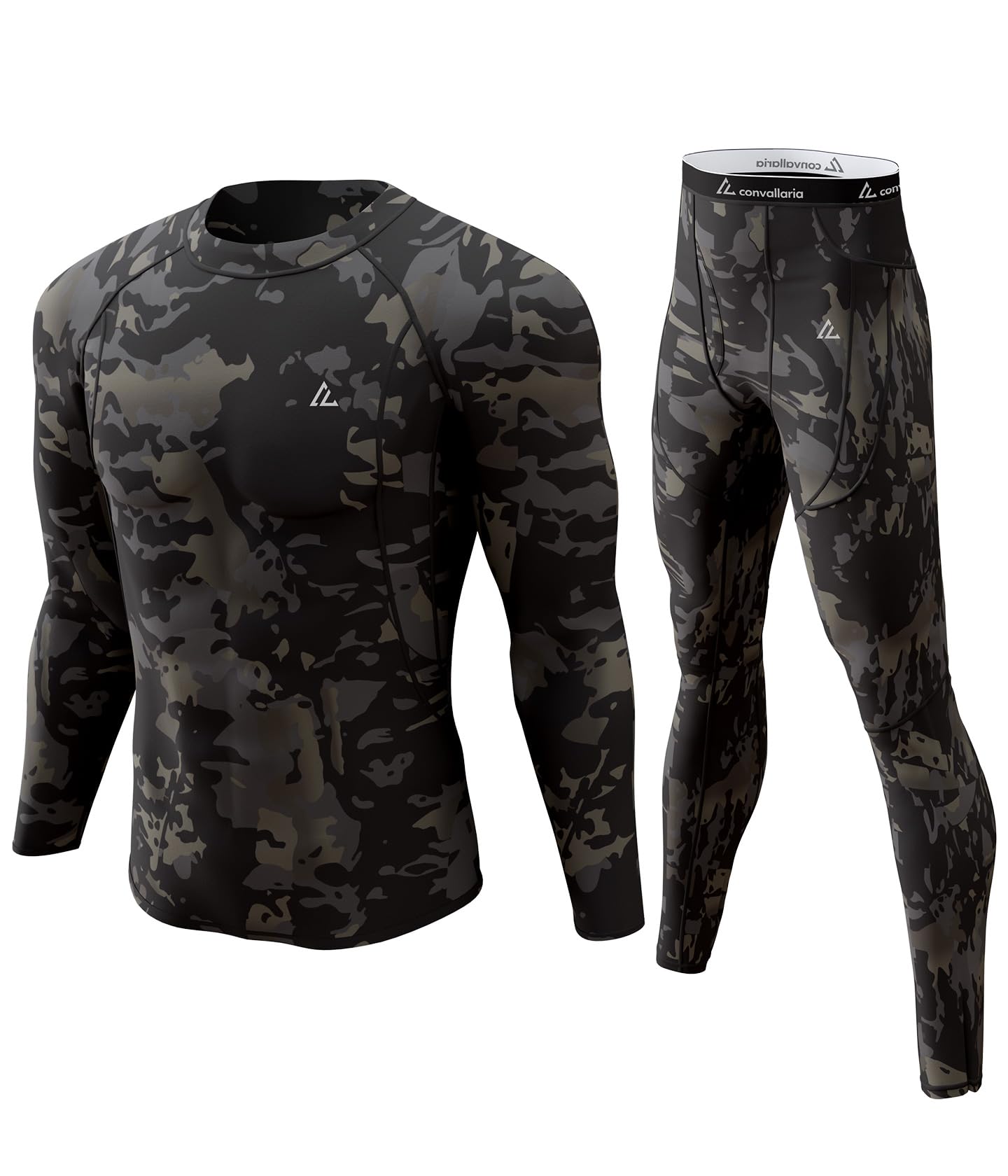 Mens Thermal Underwear Long Johns Set Cold Weather Hunting Base Layer