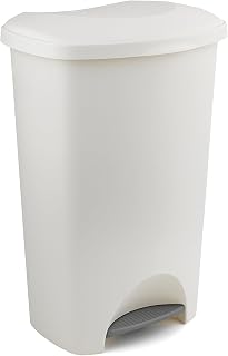 Addis 50L Kitchen Pedal Bin | Soft Close Linen Cream Waste Bin
