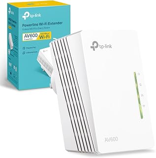 TP-Link TL-WPA4220 2-Port Add-On Powerline Adapter, Range Extender, Broadband/WiFi Extender, WiFi Booster/Hotspot, No Configuration Required, UK Plug