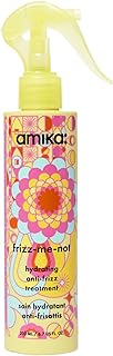 amika frizz-me-not hydrating anti-frizz treatment, 200ml | lightweight hydrating spray for medium to thick coarse hair types 2a-4c, humidity + heat protection, smooth frizz for up to 72 hours