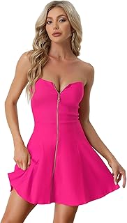 Allegra K A Line A Trapezio Donna