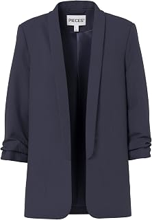 PIECES Womens Pcbosella 3/4 Blazer Noos Bc