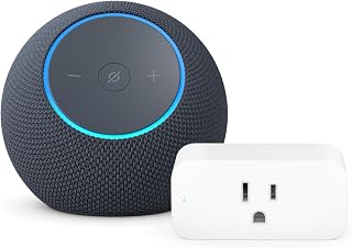 Amazon Echo Dot Max (newest model) with Amazon Smart Plug bundle, Alexa speaker with nearly 3x bass, Control lights and appliances with your voice