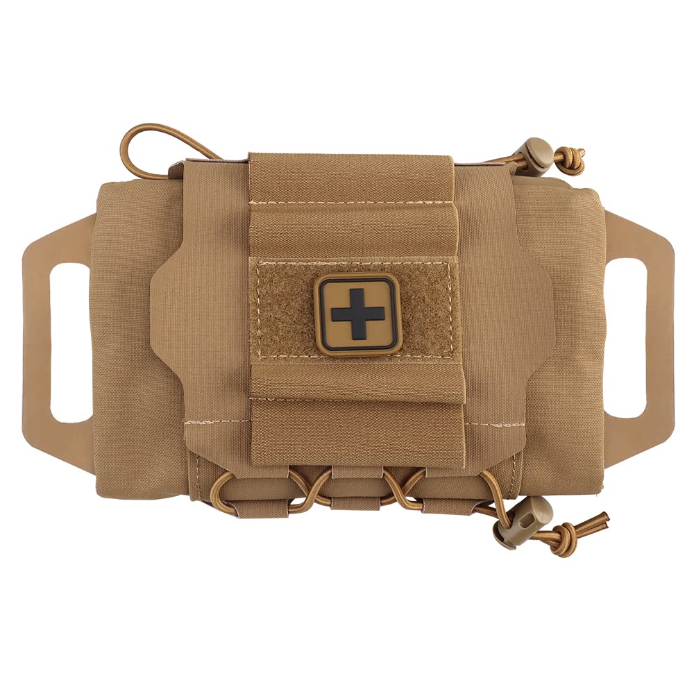 LIVANS Molle Medical IFAK Pouch, Tactical First Aid Pouch for Duty Belt | Micro 