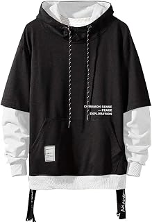 Moshtashio Men's Hooded Sweatshirt with Contrast Colours Hoodies Autumn