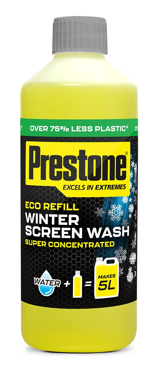 Prestone Eco Refill -10C Winter Screenwash Concentrate, Super Concentrated Scree