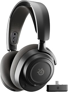 SteelSeries Arctis Nova 7X Wireless Gen 2 - Xbox Headset - Gaming Headset - Mobile App Control - 50+ HR with Fast Charge - Compatible with Xbox PC, Switch & More - Mixable 2.4GHz/Bluetooth - Black
