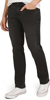 Quiksilver Mens 5 Pocket Straight Fit Stretch Waist DenimJeans