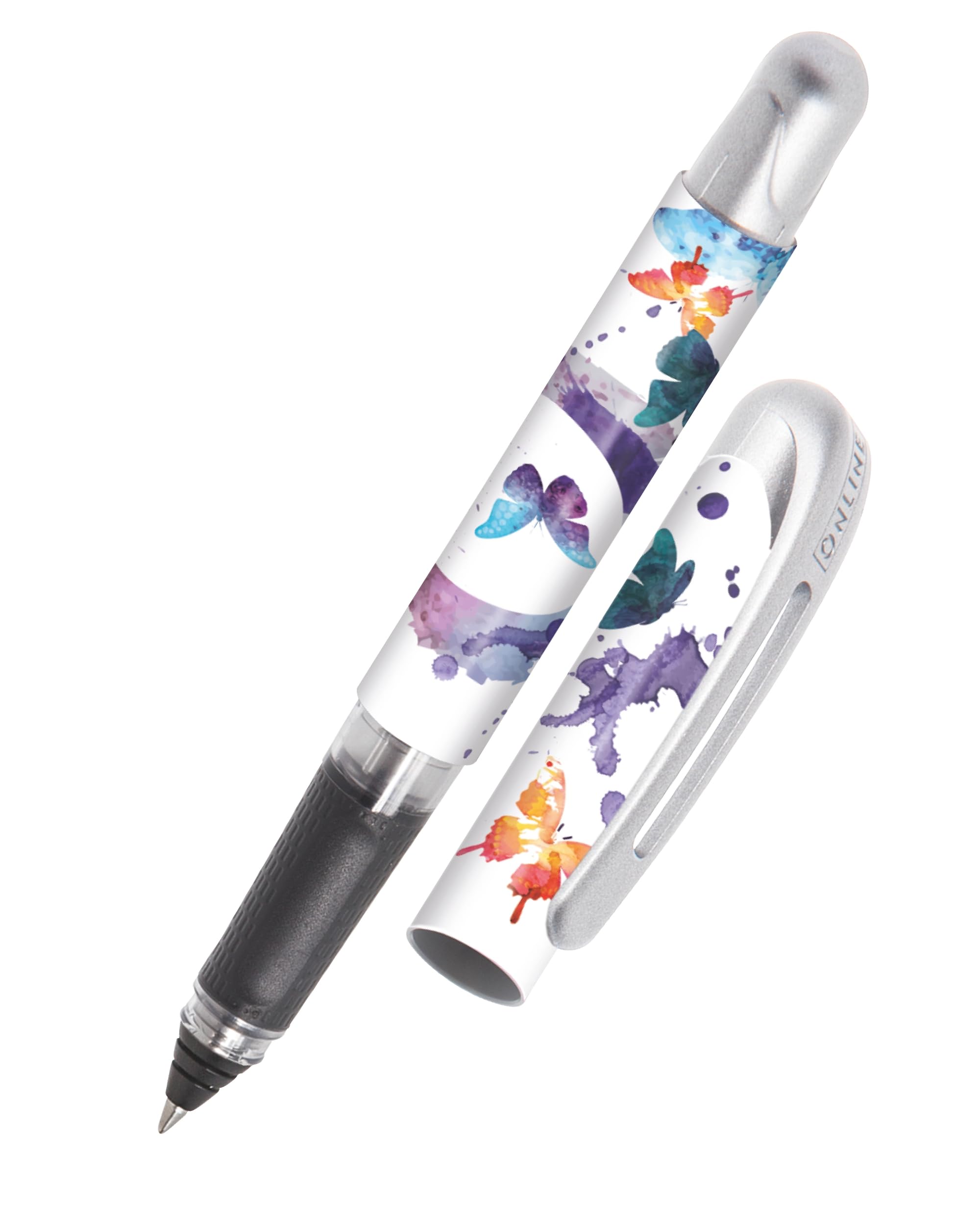 Online Spring Vibes Ergonomic Rollerball Pen for School and High School | Soft G